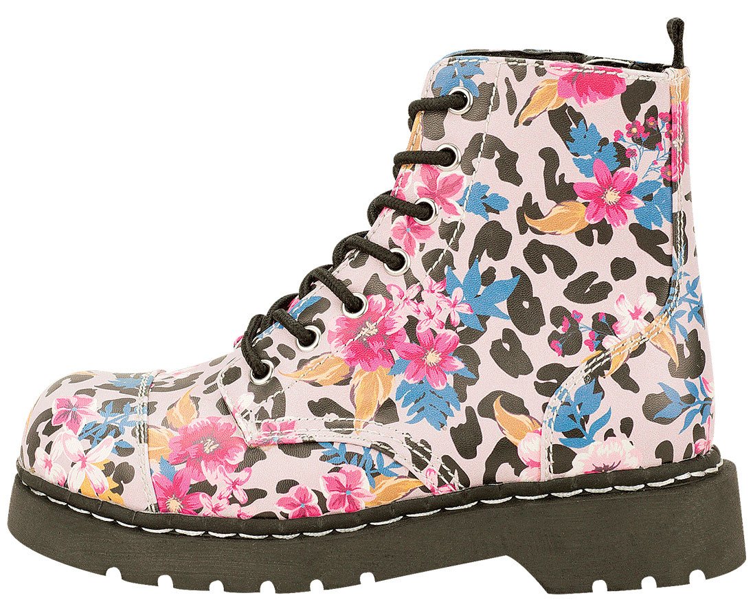 Floral Leopard Boots - T.U.K.