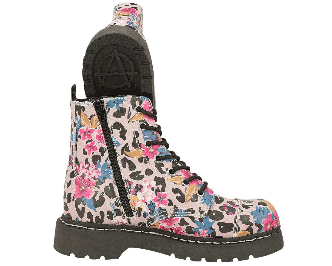 Floral Leopard Boots - T.U.K.