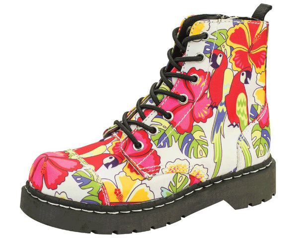 Tropical Parrot Boots - T.U.K.