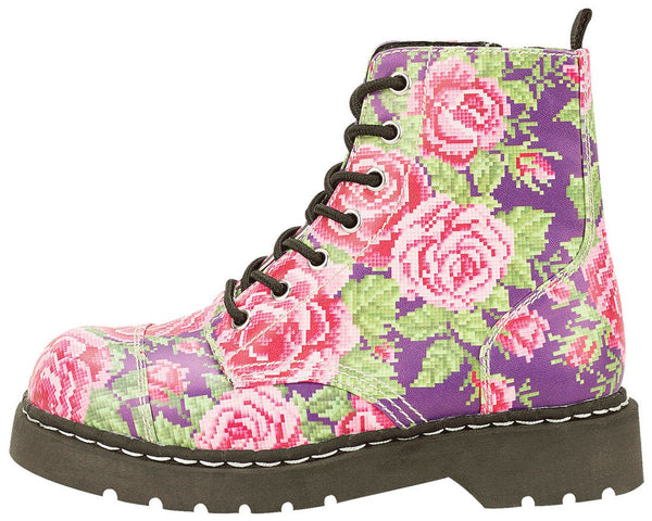 Digital Rose Boots - T.U.K.