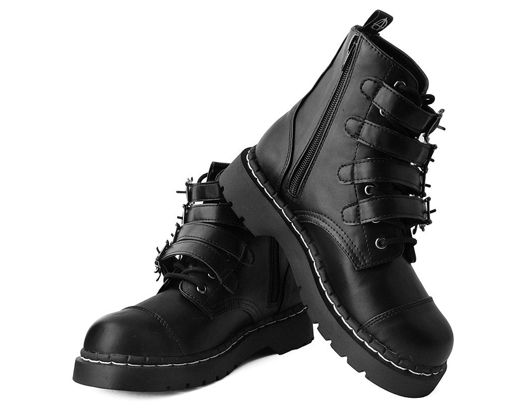 Black Skull Anarchic Boot