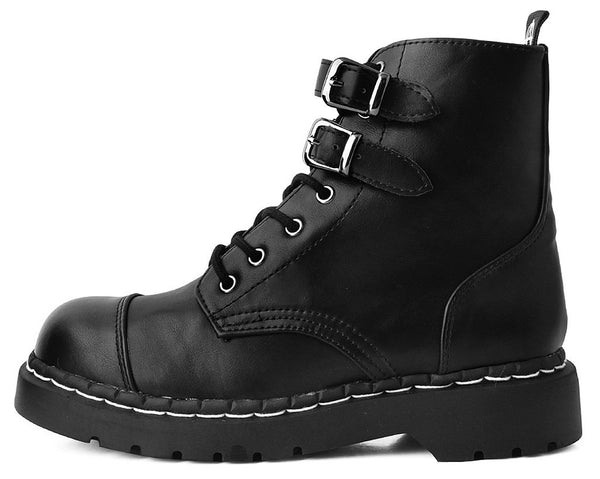 Black 2-Buckle Anarchic Boot 