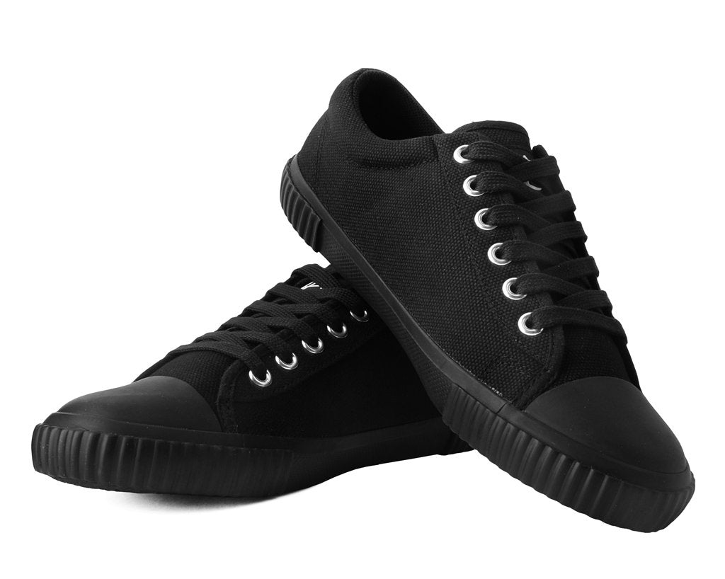 Bata black canvas shoes best sale