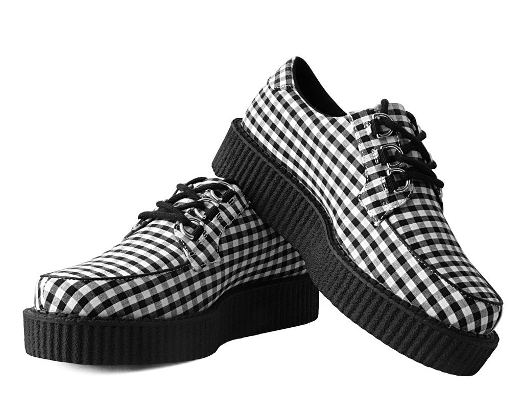 Black & White Gingham Anarchic 3-Ring Creeper