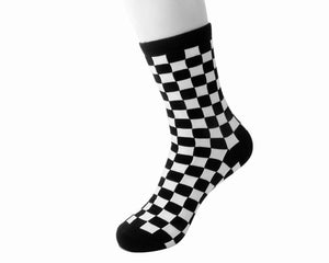 Black & White Checker T.U.K. Women’s Sock 