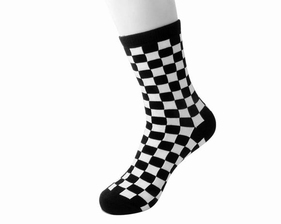 Black & White Checker T.U.K. Women’s Sock 