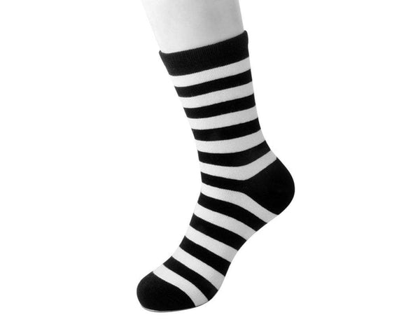 Black & White Stripe T.U.K. Men’s Sock 