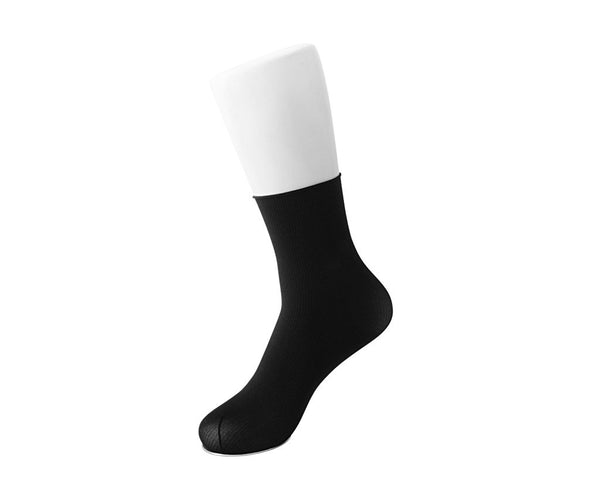 Black Spandex Crew Sock