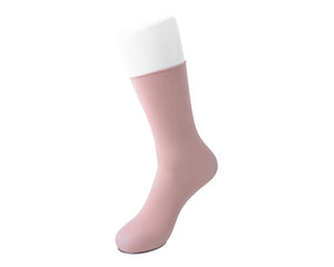 Pink Spandex Crew Sock
