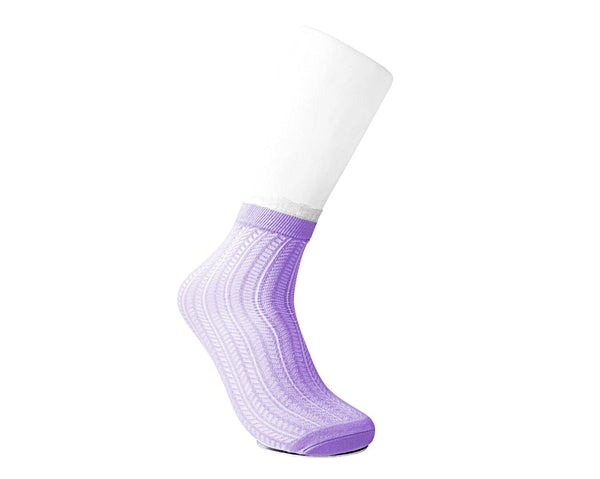 Lavender Mesh Sock