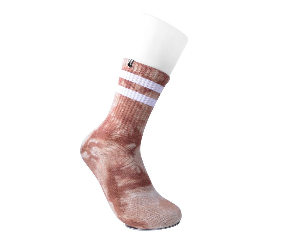 Tie-Dye Chocolate Tube Sock