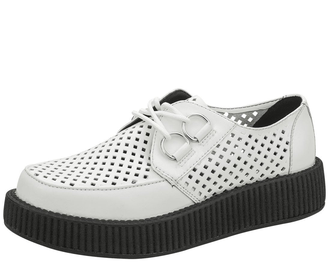 White Perf Creepers - T.U.K.