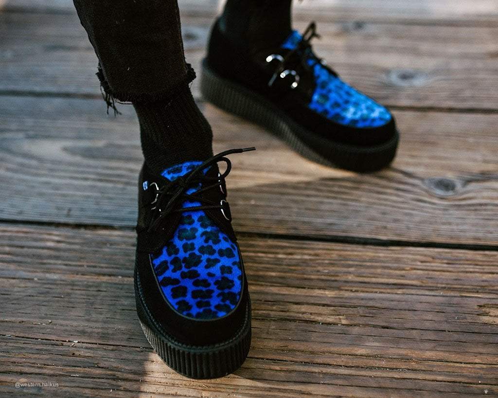 Black & Blue Leopard Viva Mondo Creeper 