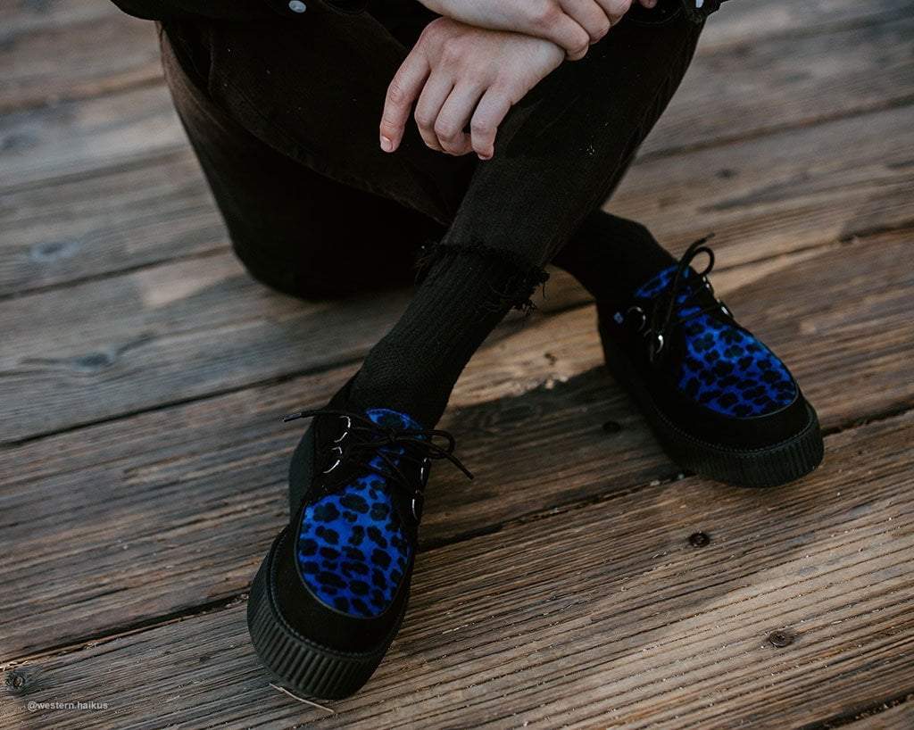 Black & Blue Leopard Viva Mondo Creeper 