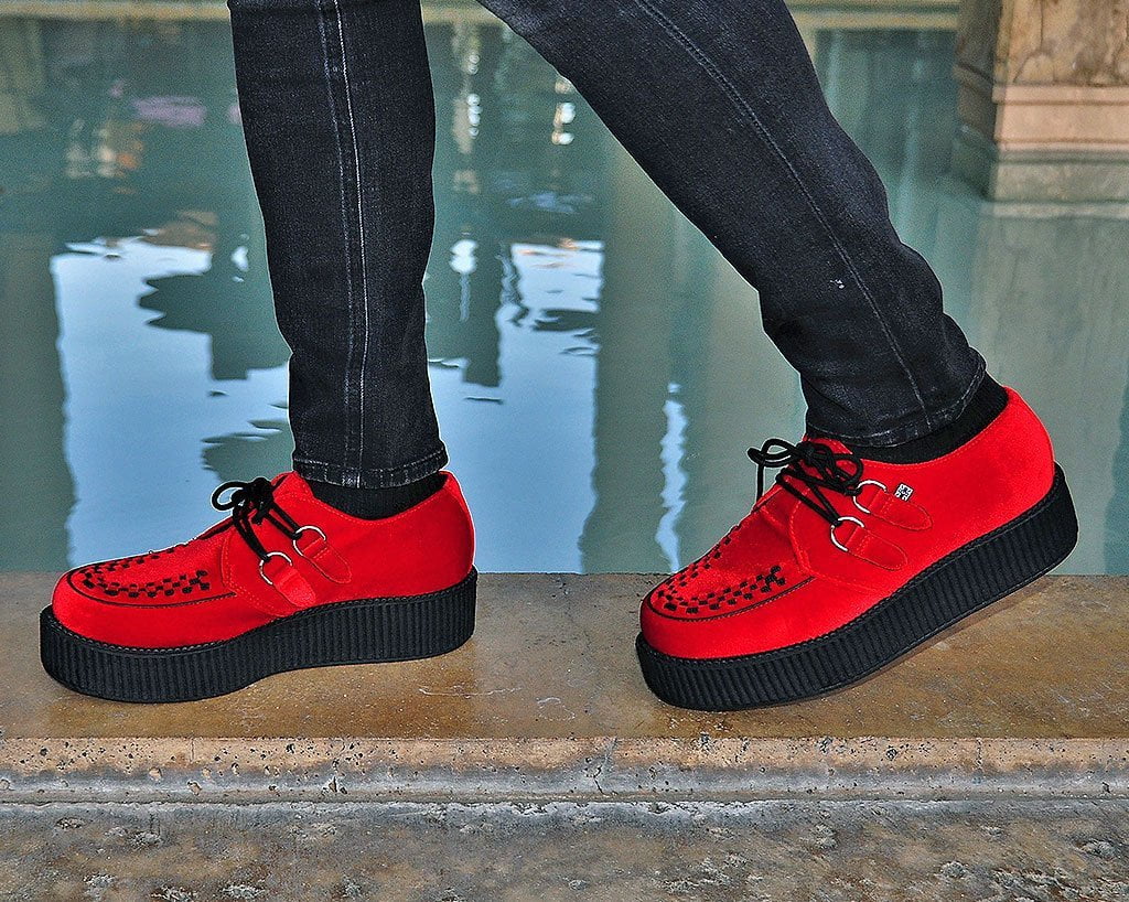 Red creepers shoes online