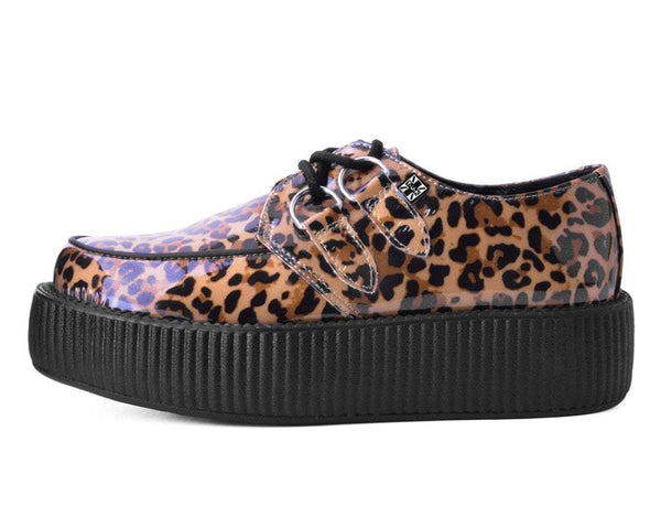 Leopard Vegan Patent Viva Mondo Creeper Shoe – T.U.K. Footwear Outlet