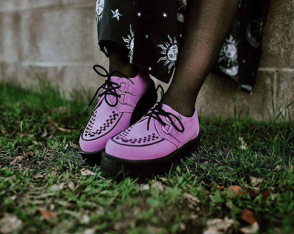 Lavender Faux Suede Viva Mondo Creeper