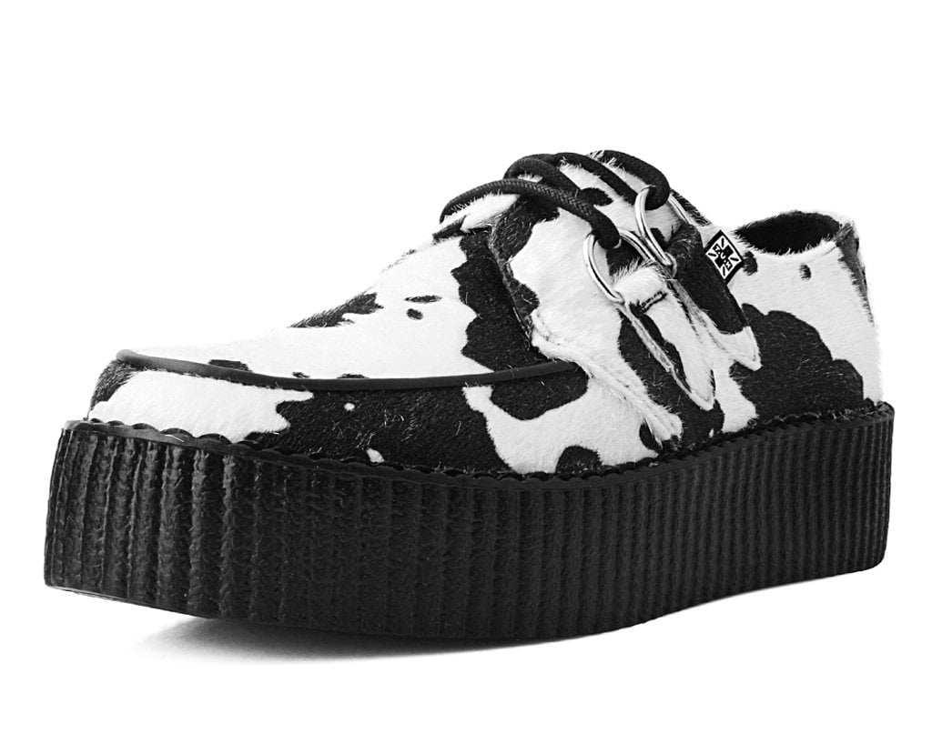 Black & White D-Ring Interlace Viva Mondo Creeper