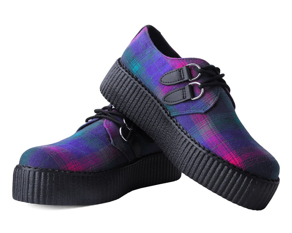 Magenta Plaid D-Ring Viva Creeper